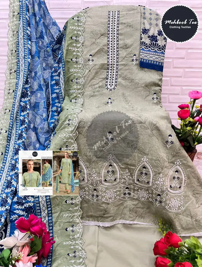 1457 and 1460 By Mehbbob Tex Cotton Printed Embroidery Pakistani Suits Wholesale Onilne